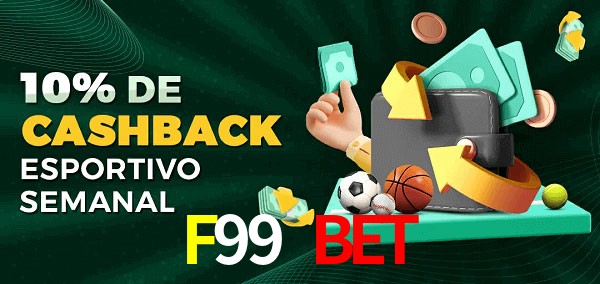 10% de bônus de cashback na F99 Bet